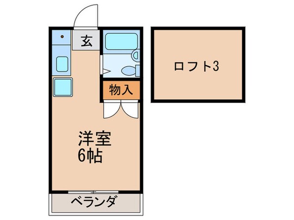 JOY615の物件間取画像